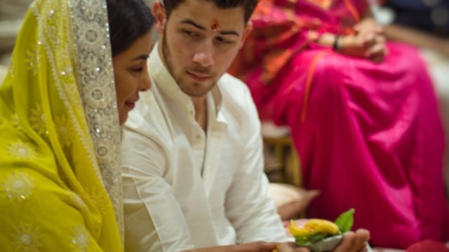 Pertunangan Nick Jonas dan Priyanka Chopra (Foto: Instagram @priyankachopra)