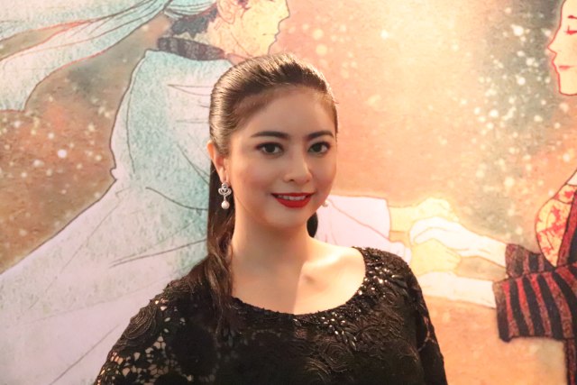 Model sekaligus mantan istri Ramon Y Tungka, Qory Sandioriva. (Foto: Munady Widjaja)