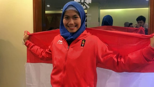 5 Fakta Defia Rosmaniar, Peraih Emas Pertama Indonesia di Asian Games  (1)