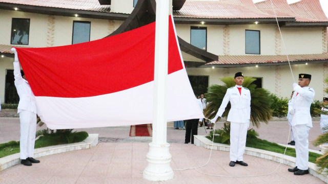 HUT ke 73 RI dirayakan di Jeddah, Senin (20/8/18). (Foto: KJRI Jeddah)