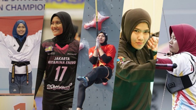 Atlet Perempuan Berhijab Asal Indonesia (Foto: Instagram)