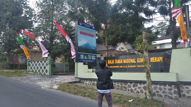 Kantor Balai Taman Nasional Gunung Merapi (TNGM) di Jalan Kaliurang Km 22, Sleman, Daerah Istimewa Yogyakarta, Senin (20/8/2018). (Foto: Arfiansyah Panji Purnandaru/kumparan)