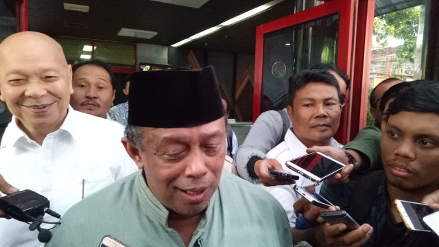 Djoko Santoso di Kantor DPP Gerindra (Foto: Maulana Ramadhan/kumparan)