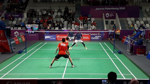 Fajar/Rian membawa Indonesia lolos ke semifinal. (Foto: Karina Nur Shabrina/kumparan)