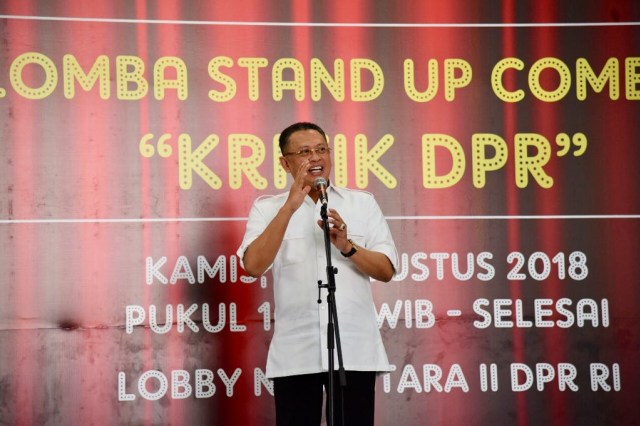 Bambang Soesatyo Lomba Stand Up Comedy "Kritik DPR" (Foto: Istimewa)