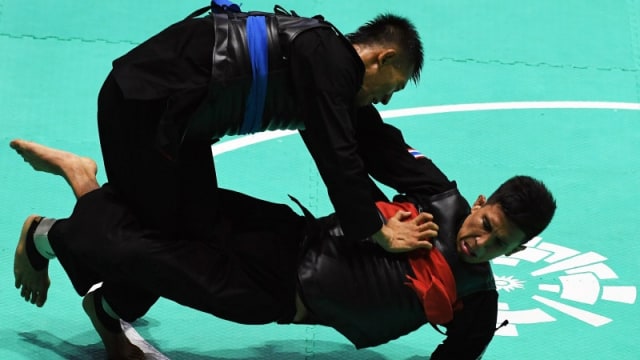 Pencak Silat di Asian Games 2018. (Foto: ANTARA FOTO/INASGOC/Melvinas Priananda)