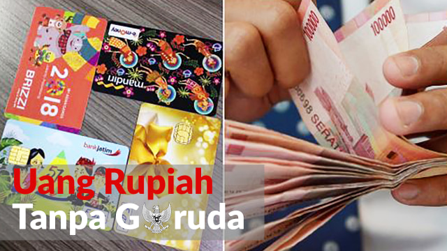 Uang Rupiah Tanpa Garuda (Foto: Instagram dan AFP)
