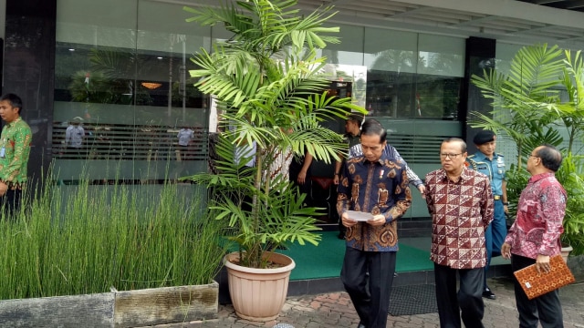 Presiden RI, Joko Widodo bertemu dengan pengurus KWI di Jakarta, Jumat (24/08/2018). (Foto: Jihad Akbar/kumparan)