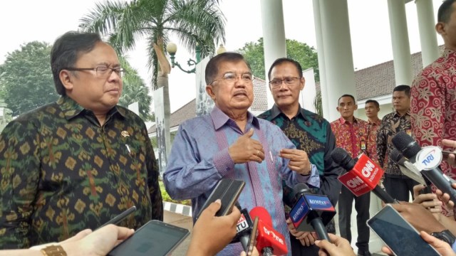 Wakil Presiden, Jusuf Kalla di Istana Wapres, Jumat (24/8/2018). (Foto: Dok. Nadia Riso)