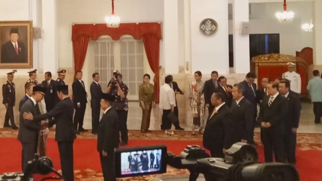 Ucapan selamat dari Jokowi hingga Menteri dan kepala lembaga kepada Agus Gumiwang, Jumat (24/8/2018). (Foto: Jihad Akbar/kumparan)