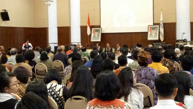Usai KWI, Jokowi Temui Pengurus dan Pimpinan Gereja PGI, Jumat (24/8/2018). (Foto: Jihad Akbar/kumparan)