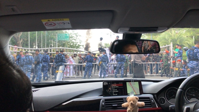 Neno Warisman dihadang di Pekanbaru (Foto: Dok. Neno Warisman)