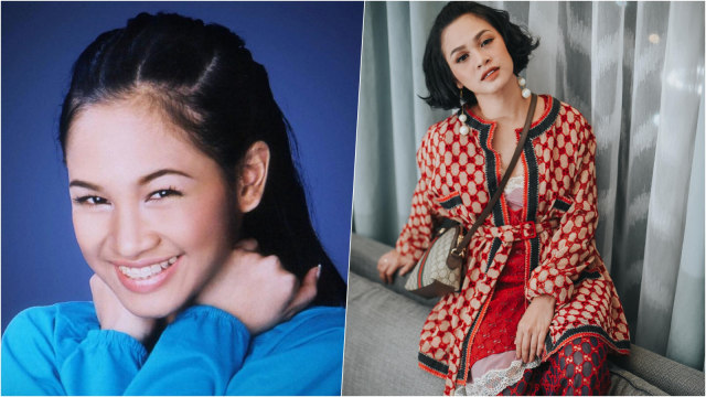 Andien dahulu dan sekarang. (Foto: Instagram @malibu62studio @andienaisyah)