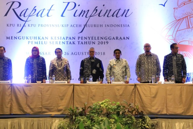   34 Ketua KPU Provinsi Se-Indonesia Gelar Rapimnas di Makassar
