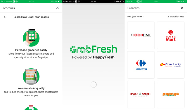 Screenshot fitur GrabFresh di aplikasi Grab. (Foto: Muhammad Fikrie/kumparan)