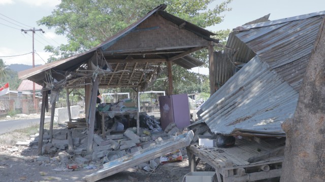 Suasana pengungsian Gempa di Lombok (Foto: Dwi Herlambang/kumparan)