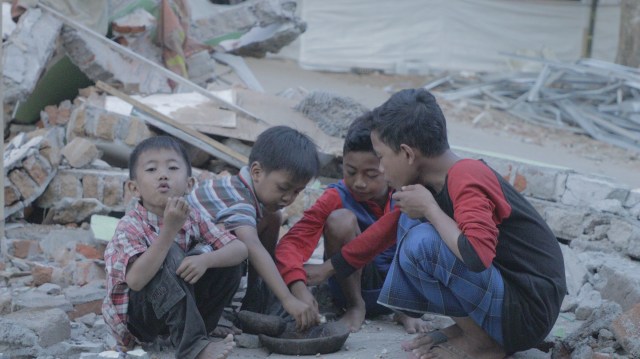 Suasana pengungsian Gempa di Lombok (Foto: Dwi Herlambang/kumparan)