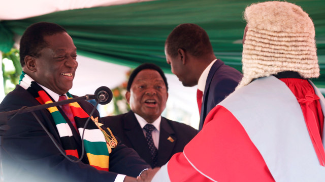 Emmerson Mnangagwa, Presiden ZImbabwe (Foto: PHILIMON BULAWAYO/Reuters)