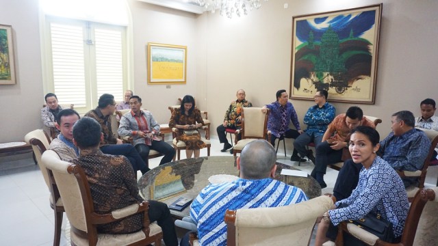 26 Pengusaha Muda Terkemuka Indonesia di Istana, Senin (27/8/2018). (Foto:  Yudhistira Amran Saleh/kumparan)