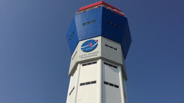 Tower baru Airnav Pangkalpinang. (Foto: Elsa Toruan/kumparan)