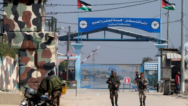 Perbatasan Erez di Beit Hanoun, Jalur Gaza utara. (Foto: AFP/Mahmud Hams)