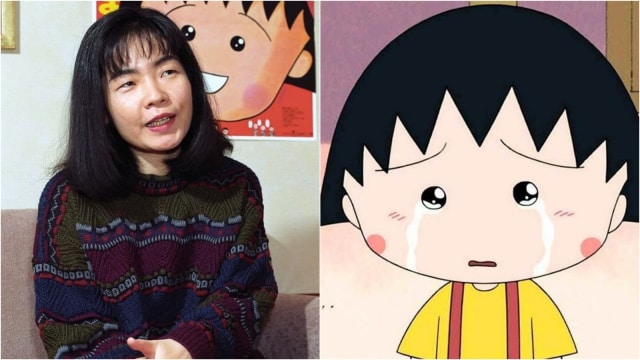 Komikus Momoko Sakura, pencipta Chibi Maruko-chan. (Foto: Instagram @duaaidil91 @sk81975)