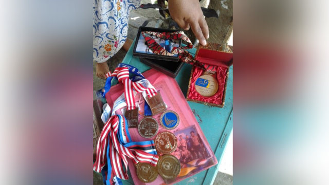 Medali yang pernah diraih Rio Rizky Darmawan. (Foto: Dok. Kemensos)