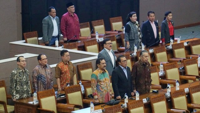 Rapat paripurna ke-2 DPR RI masa persidangan VI tahun sidang 2017-2018  di Gedung DPR RI, Kompleks Parlemen, Jakarta Selatan (28/8/2018). Foto: Iqbal Firdaus/kumparan