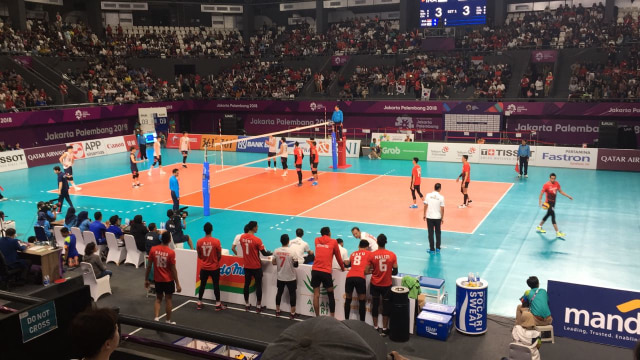 Indonesia kalah dari Korea Selatan di perempat final. (Foto: Sandy Firdaus/kumparan)