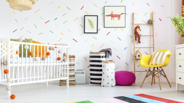 Ilustrasi interior kamar bayi. Foto: Shutter stock