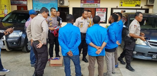 Ospek 'Bintang Kejora' di Stikom Muhammadiyah Papua (Foto: Dok. Polresta Jayapura)