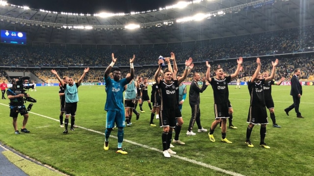Ajax Amsterdam kembali ke Liga Champions. (Foto: Twitter @AFCAjax)