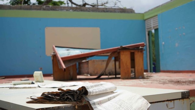 ilustrasi Topan Maria di Puerto Rico (Foto: AFP/Gemma HANDY )