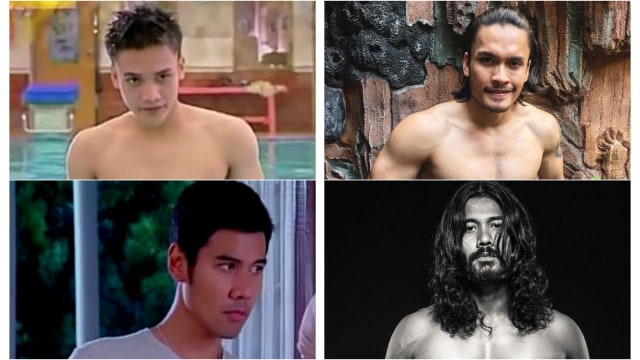 Perubahan selebriti Indonesia dari kurus hingga berotot. (Foto: YouTube/MD Entertainment dan Instagram/@chicco.jerikho, YouTube/Randy Pangalila ID / Instagram @randpunk)