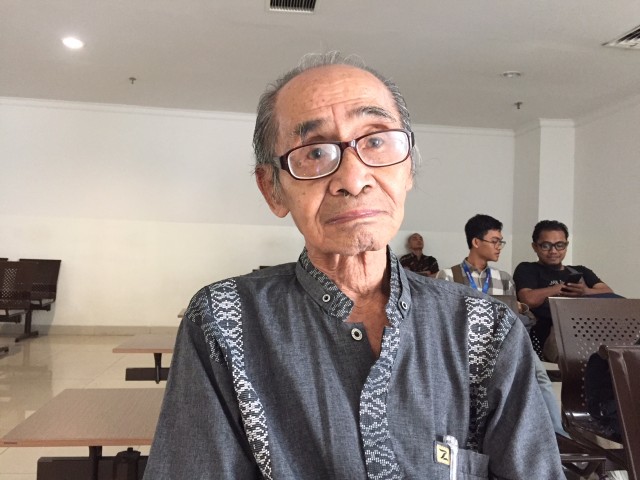 Syamsul Fuad, Penulis 'Benyamin Biang Kerok' (Foto: Giovanni/kumparan)