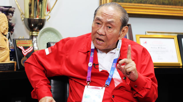 Michael Bambang Hartono, Atlet Cabor Bridge Indonesia di Asian Games 2018  (Foto: Iqbal Firdaus/kumparan)