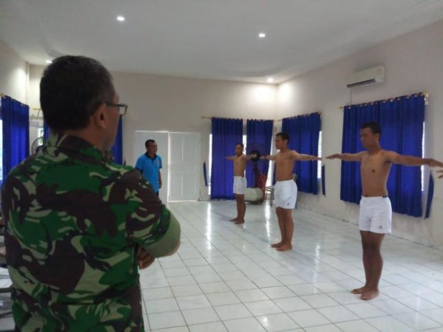 Puluhan Calon Siswa TNI AU Ikuti Tes Ketat  (1)