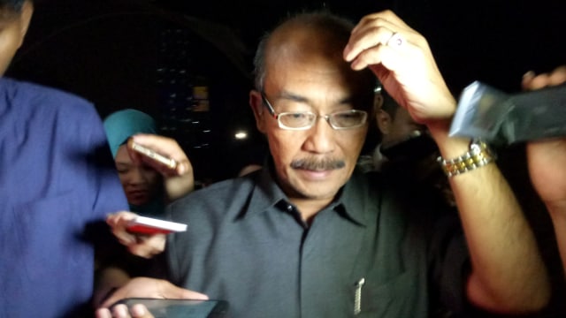 Wahyu Prasetyo Wibowo ,Wakil Ketua PN Medan usai diperiksa oleh penyidik KPK. (Foto: Aprilandika Pratama/kumparan)