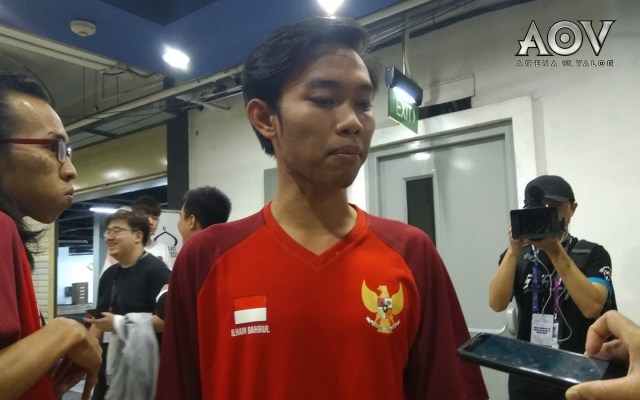 Ilham Bahrul, Anggota Tim AOV Indonesia (Foto: Dini Tiara)