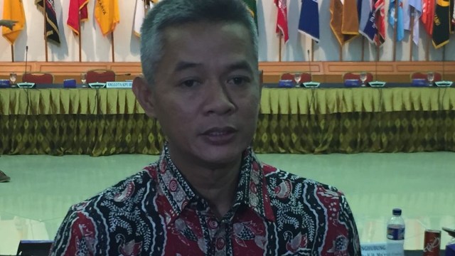 Komisioner KPU Wahyu Setiawan, Kamis (30/8/18). (Foto: Rafyq Panjaitan/kumparan)