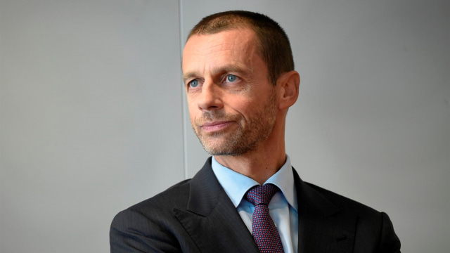 Presiden UEFA, Aleksander Ceferin. (Foto: AFP/John Thys)