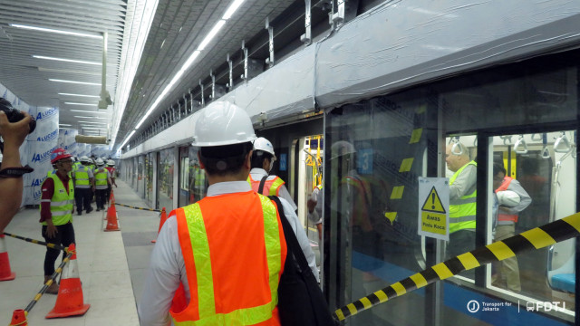 Mengintip Stasiun MRT di Bundaran HI Sekaligus Uji Coba System Acceptance Test (SAT) (1)