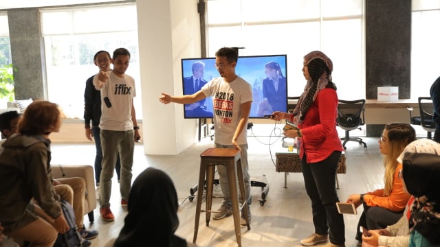 iFlix perkenalkan dua program iFlix Snacks baru, Jumat (30/8/18). (Foto: Alexander Vito/kumparan)