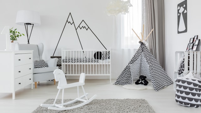 Ilustrasi kamar bayi. Foto: Shutter stock