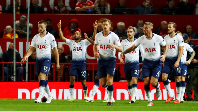 Tottenham Hotspur menang 3-0 atas Manchester United. (Foto: Reuters/Jason Cairnduff)
