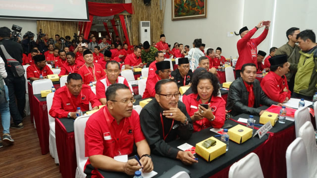 Suasana Rakornas PDIP di Jakarta, Sabtu (9/1/2018). (Foto: Jamal Ramadhan/kumparan)