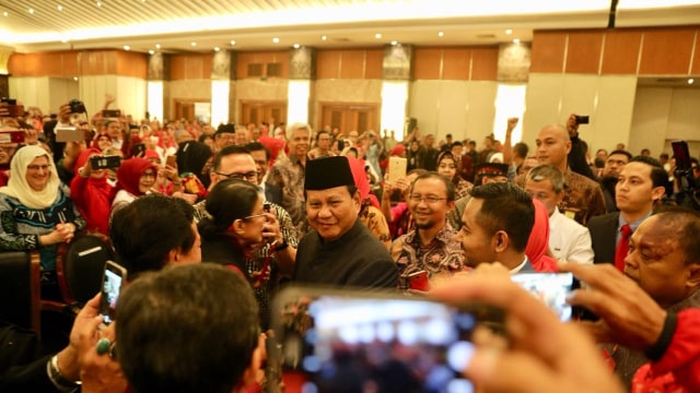 Prabowo Subianto di acara Seminar Nasional Paradoks Indonesia di Hotel Sahid. (Foto: Dok. Istimewa)