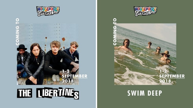 The Libertines dan Swim Deep (Foto: Instagram Hodgepodge Superfest 2018)