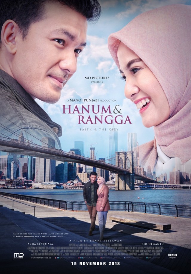 Poster film Hanum dan Rangga (Foto: MD Pictures)