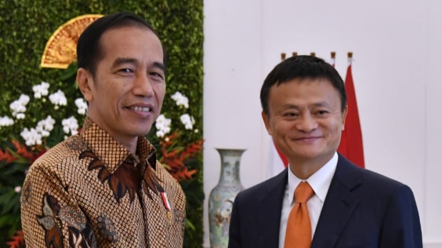 Jokowi dan Jack Ma di Istana Bogor, Sabtu (1/9/2018). (Foto: Dok. Biro Pers Setpres)